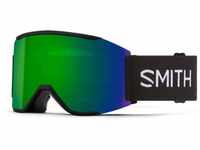 SMITH SQUAD MAG Schneebrille 2024 black/chromapop sun green mirror