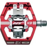 Pedale HT-X3 CNC Cromoly / 476 (Paar) g / rot