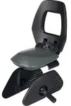 Bobike Kindersitz Junior ONE Hecksitz Black/Dark Grey
