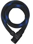 Abus Steel-O-Flex-Schloss IVERA Steel-O-Flex 7200 schwarz/blau 85cm inkl. Halter