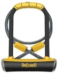 B&uuml;gelschloss Onguard Pitbulll DT 8005 115x230mm, &Oslash;14mm, sw, mit Seil u. Halter