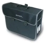 Einzelpacktasche Basil Malaga schwarz, 34,5x15x29cm, 13 ltr