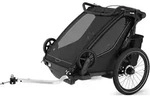Thule Chariot Sport 2 double Schwarz &ndash; Multisport Fahrradanh&auml;nger
