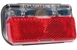 Busch & M&uuml;ller Dynamo-R&uuml;cklicht TOPLIGHT LINE BRAKE PLUS (80mm) rot/klar