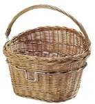 Weidenkorb KLICKfix 37x29x28/22cm, braun, mit Adapterb&uuml;gel