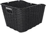 Hinterradkorb Basil Weave WP 42,5x32x24,5cm, schwarz, Kunststoffgefl.