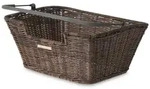 Hinterrad-Korb Basil Capri Flex 32x41,4x19,5cm, braun, feinm., Rattan