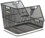 Basil Gep&auml;cktr&auml;gerkorb CLASS schwarz 38 x 31 x 27 cm stabiler Fahrradkorb aus