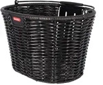 Vorderradkorb KLICKfix Structura oval 39x24x28cm,sw/braun,gefl.,o. Adapter