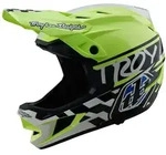 Troy Lee Designs D4 Polyacrylite MIPS Helm, Fifty-50, navy/ glo yellow, M |...