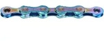 KMC Kette X12 AURORA BLUE x Waxed gewachst mit SQURT Lube 12-fach 126-glieder