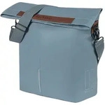 Seitentasche CITY-SHOPPER 14-16 Liter, Basil, MIK Hooks, graphite blue, Lederimitat,