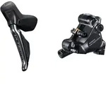 Scheibenbremse Shimano Di2 BR-R8170 hdr. VR, li,1000mm,12-f., sw, FM, inkl. Hebel