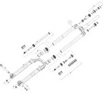 Standrohreinheit Mattoc 3 Pro 80/100 mm 29"+ Boost, Manitou, Passend f&uuml;r...