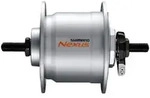 SHIMANO Nabendynamo NEXUS DH-C3000-3N 6 Volt/3 Watt 36 Loch Silber Mutterntyp