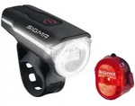 Sigma Sport Beleuchtung AURA 60 USB Set mit NUGGET II