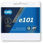KMC Kette e101 EPT 112 Glieder 1-fach E-25 silber