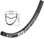 Felge RR 411 Asymmetric Disc 28"/700C, DT SWISS, ERD: 601 mm, Gr&ouml;&szlig;e: 32 Loch,