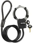 Master Lock Handschellenschloss Street Cuff 8275 Schwarz 1000 mm Schl&uuml;ssel