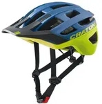 Fahrradhelm Cratoni AllRace (MTB) blau/gelb matt, Gr. M/L (56-61cm)