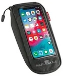 Phone Bag Comfort S KLICKfix mit Adapter transparent/schwarz, mit Drehkupplung