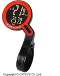 CATEYE Fahrradcomputer Quick - CC-RS100W Schwarz/Rot