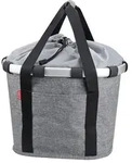 City-Tasche KLICKfix Bikebasket twist silver, 35x28x26cm