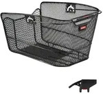 Hinterradkorb KLICKfix City-Max m. Korbk 23x22,5x36cm, schwarz, engmaschig