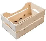 Holzbox Racktime Woodpacker 49x24,1x29,5cm, natur, 25ltr