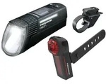 LED-Akku-LeuchtenSet VectorSignal Vision LS 760/ 740 schwarz mit Halter