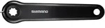 Kurbelarmset STEPS FC-E6100 175 mm Schwarz