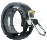 Knog Oi Luxe Large Fahrradklingel, 23.8 - 31.8mm, black/grey