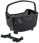 Racktime Gep&auml;cktr&auml;gerkorb BASKIT EDGE 2.0 schwarz SNAPIT 2.0 20 l