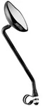 Fahrradspiegel Ergotec M 88L Alu, Linksmontage, schwarz