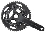 SHIMANO Kurbelgarnitur GRX FC-RX600-10 10-fach 172,5 mm 46-30 Z&auml;hne Schwarz