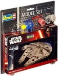 Revell Star Wars Modellbausatz 1/241 Model Set Millennium Falcon 10 Cm