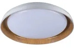Kanlux LED Deckenleuchte NIFU 17.8 W &Oslash; 430 mm 120&deg; wei&szlig;/braun - neutralwei&szlig;