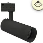 ISOLED 3-PH Schienen-Strahler fokussierbar 24W 20&deg;-55&deg; schwarz matt 3000K