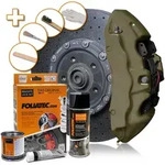 FOLIATEC Bremssattellack Bremssattel Lack Set combat green matt 2189 0.4l