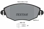 TEXTAR Bremsbelagsatz, Scheibenbremse 2327904 f&uuml;r Ford JAGUAR