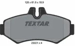 TEXTAR Bremsbelagsatz, Scheibenbremse 2302101 f&uuml;r Mercedes VW