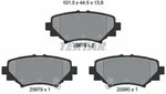 TEXTAR Bremsbelagsatz, Scheibenbremse 2587801 f&uuml;r MAZDA