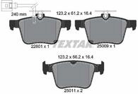 TEXTAR Bremsbelagsatz, Scheibenbremse 2260101 f&uuml;r SEAT Skoda VW Audi