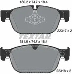TEXTAR Bremsbelagsatz, Scheibenbremse 2231701 f&uuml;r Volvo POLESTAR