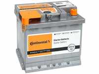 Continental Autobatterie 55Ah 12 V Starterbatterie 540 A Bleisäure Batterie...