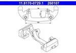 ATE Halter, Bremssattel 11817007291 f&uuml;r BMW