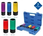 BRILLIANT TOOLS Felgen-Demontagewerkzeug 1/2 Alu-Felgen-Kraft-Stecknuss-Satz, 5-tlg
