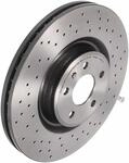 BREMBO Bremsscheibe 09b9701x 345mm 30mm f&uuml;r Audi (FAW) VW (SVW) Porsche