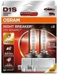 OSRAM Gl&uuml;hlampe, Fernscheinwerfer XENARC NIGHT BREAKER 220 D1S - Duobox...