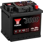 YUASA Starterbatterie ybx3012 12V 68Ah 450A f&uuml;r Opel BMW Volvo Fiat TOYOTA ALFA